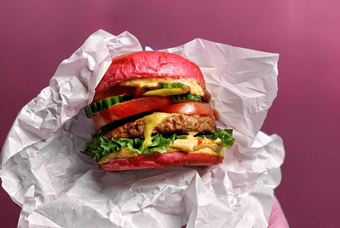 Bunte Burger! Und das natürlich Bio.