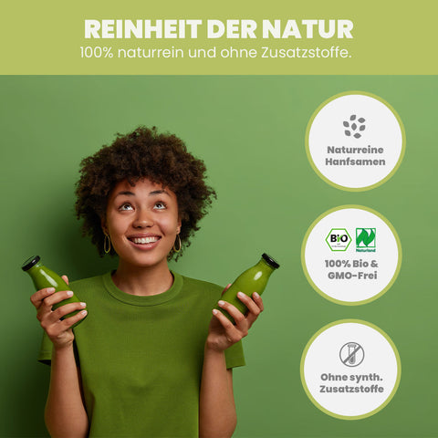 SANUUS Allgäu Bio HanfPROTEIN (50% Eiweiß) 2x1kg - pflanzliches Proteinpulver glutenfrei superfrein gemahlen