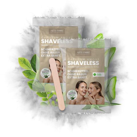 Capillum AMOVE ShaveLess Gesicht Enthaarungspulver 2x50g