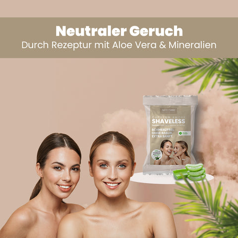 Capillum AMOVE ShaveLess Gesicht Enthaarungspulver 2x50g