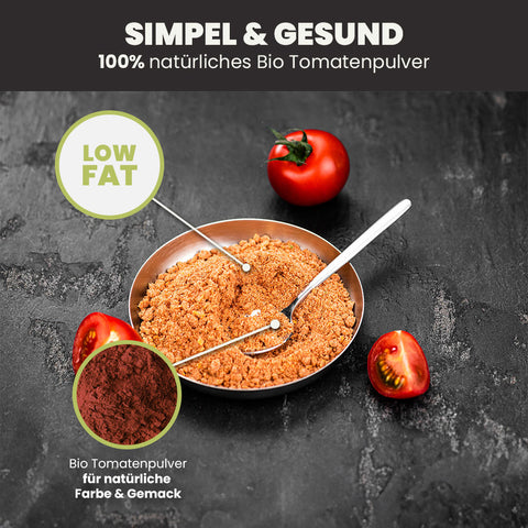 SANUUS Gemüsepulver Set 3x500g (Tomatenpulver, Rote Beete Pulver, Spinatpulver)