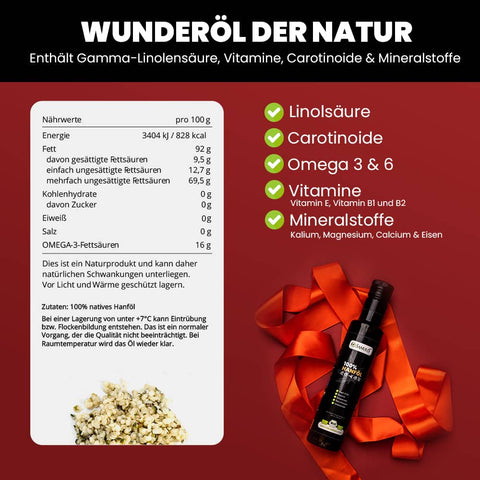 SANUUS Bio Hanf Geschenkset Weihnachten "Small"