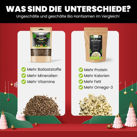 SANUUS Bio Hanf Geschenkset Weihnachten "Small"