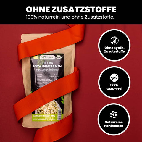 SANUUS Bio Hanf Geschenkset Weihnachten "Small"