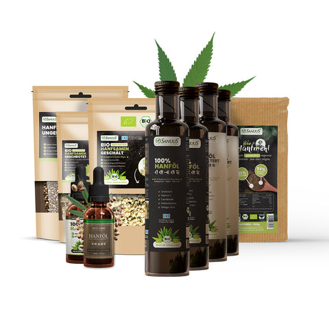 SANUUS Allgäu Hanf XXL Set – Premium Hanfprodukte in Bio-Qualität
