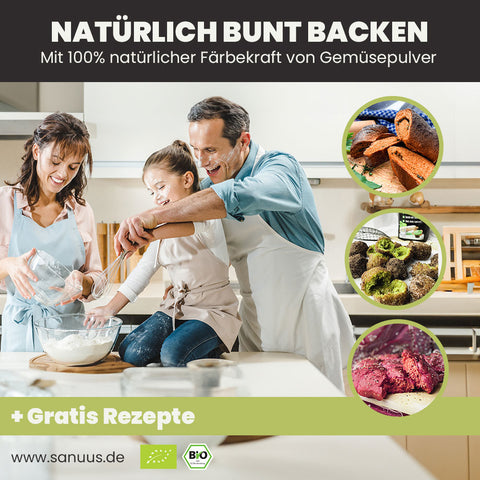 SANUUS VegiX Gemüsemehlmix Weizen 550 - 4er Pack