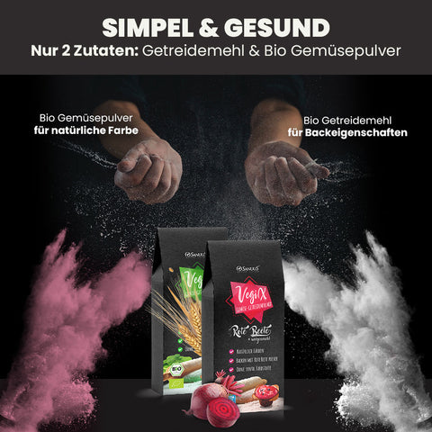 SANUUS VegiX Gemüsemehlmix Weizen 550 - 4er Pack