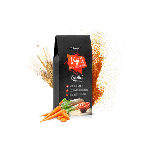 SANUUS VegiX Weizenmehl 550 mit Karottenpulver 500g