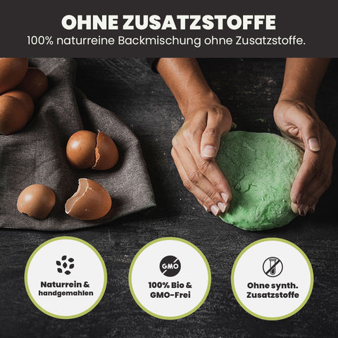 SANUUS VegiX Dinkelmehl 630 mit Spinatpulver 500g