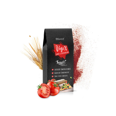 SANUUS® VegiX Weizenmehl 550 mit Tomatenpulver 500g