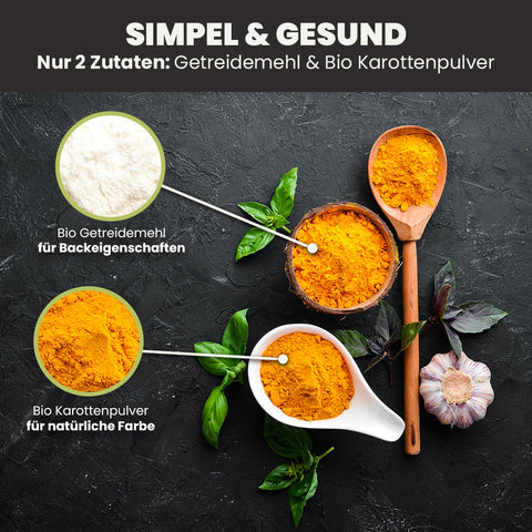 SANUUS VegiX Weizenmehl 550 mit Karottenpulver 500g