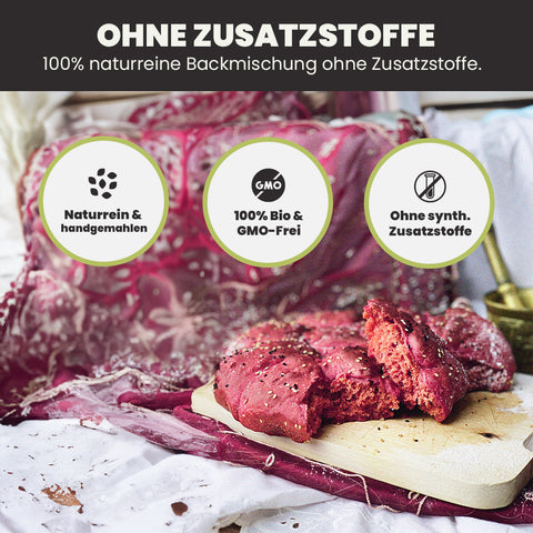 SANUUS VegiX Weizenmehl 550 mit Rote Beete Pulver 500g