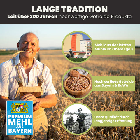 SANUUS VegiX Weizenmehl 550 mit Tomatenpulver 500g