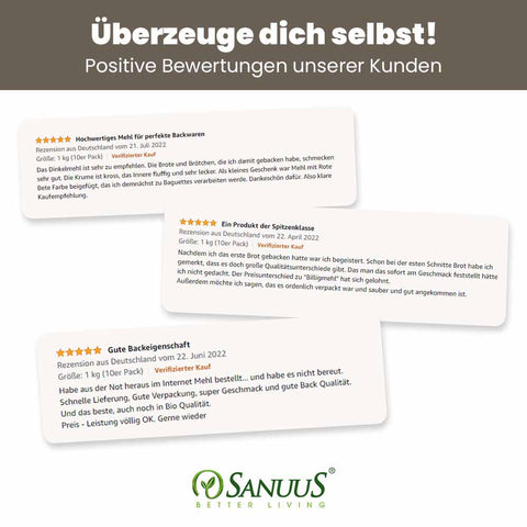 SANUUS® Roggenmehl 1150 aus dem Allgäu