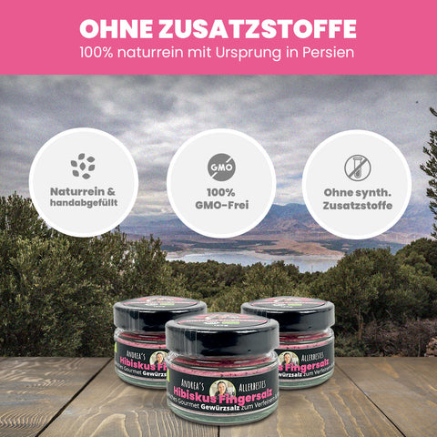 SANUUS Hibiskus Gewürzsalz