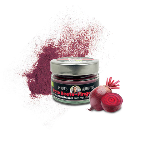 SANUUS Rote-Beete Gewürzsalz Kräutersalz mit Meersalz & Kräutern – Würzmischung für Pasta, Gemüse, Salate & Smoothies