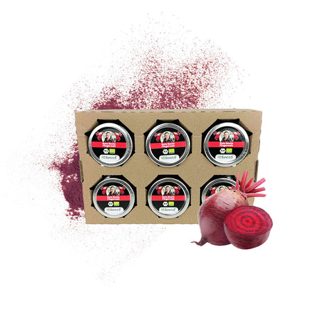 SANUUS Rote-Beete Gewürzsalz Kräutersalz mit Meersalz & Kräutern – Würzmischung für Pasta, Gemüse, Salate & Smoothies