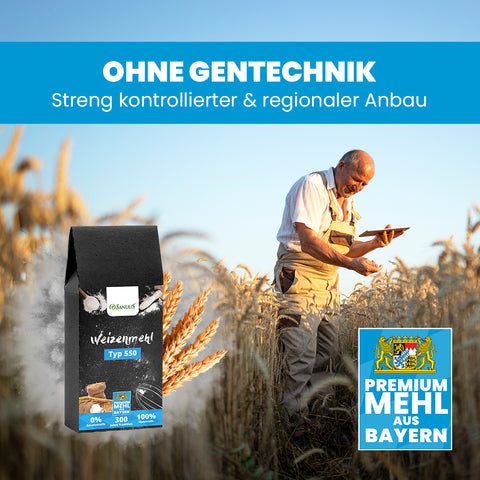 SANUUS Weizenmehl 550 aus dem Allgäu