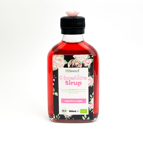 SANUUS Rosenblütensirup der Rose Damascena 100ml