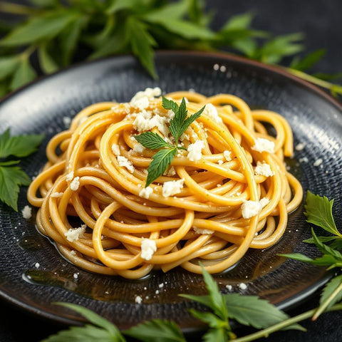 Selbstgemachte Hanfnudeln – Gesundes Nudelrezept mit Hanfprotein und Hanföl