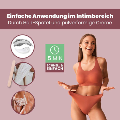 Capillum AMOVE Aloe Vera geruchlose Enthaarungscreme Intimbereich Frauen Enthaarungspulver schmerzfrei