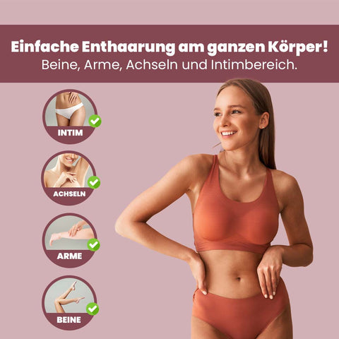 Capillum AMOVE Aloe Vera geruchlose Enthaarungscreme Intimbereich Frauen Enthaarungspulver schmerzfrei