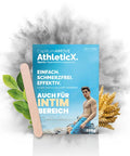 Capillum AMOVE AthleticX 300g Enthaarungscreme Körper & Intimbereich - sanftes Enthaarungspulver mit Weizenstärke